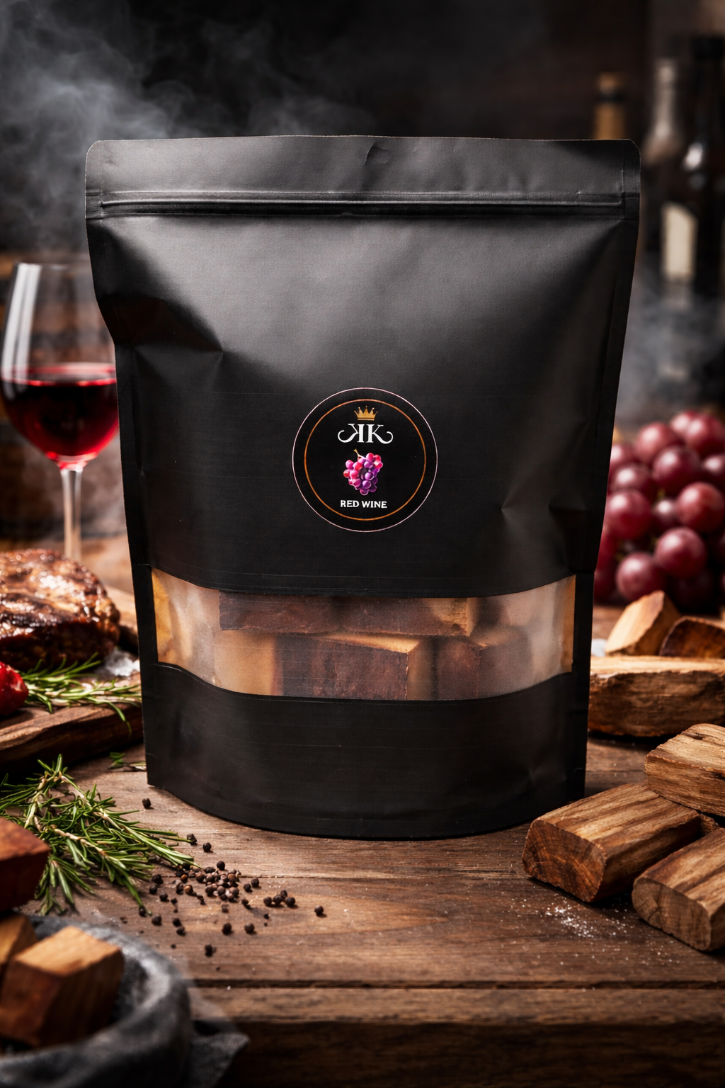 Rotwein-Chunks 1kg