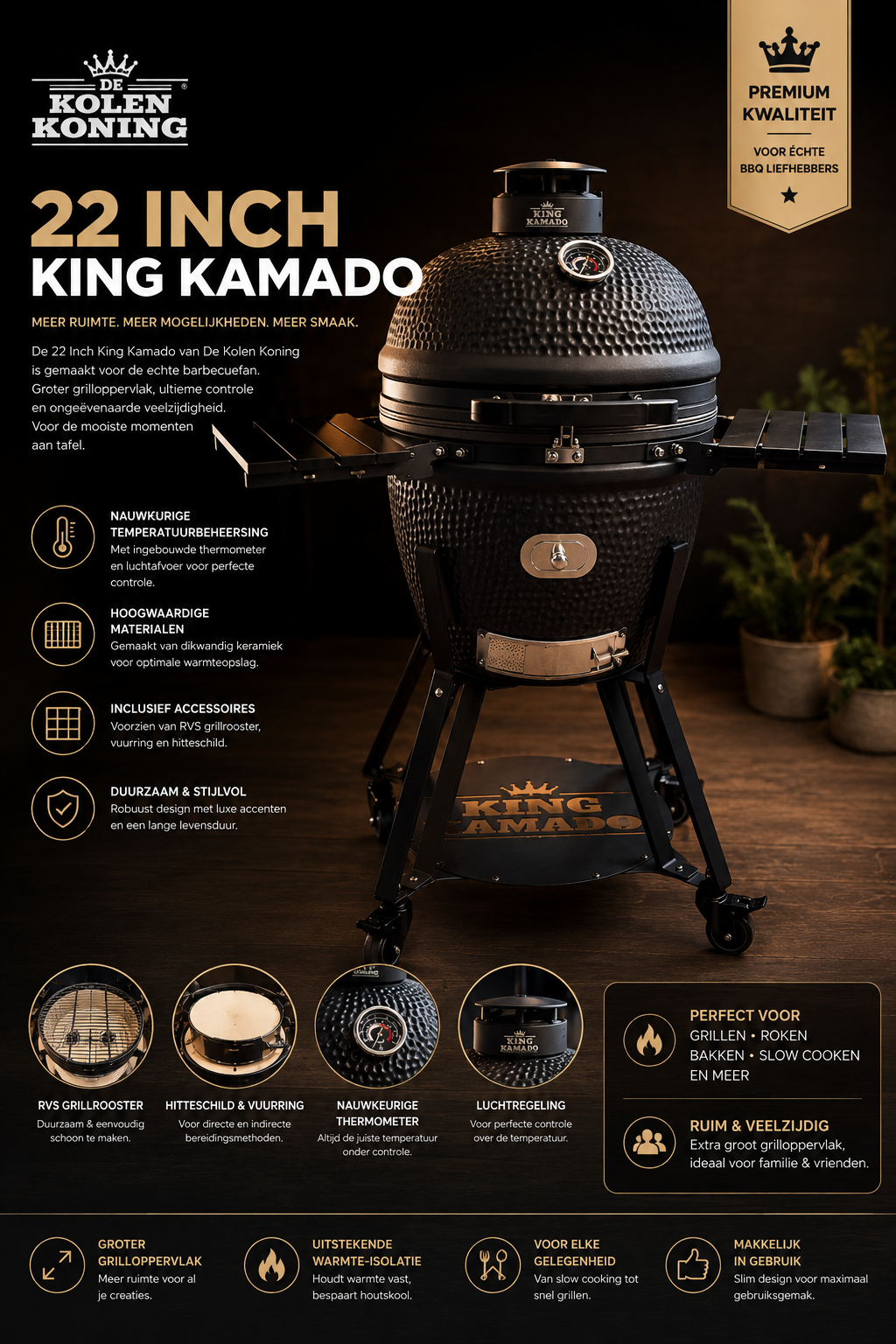 22 inch King Kamado